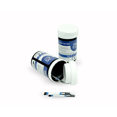 Mesin Uji Diabetes ACCU2 Aman LCD Monitor Gula Darah Rumah 75 * 30mm