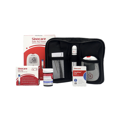 0.6μL Autocode Kit Tes Gula Darah Portabel Listrik Dengan Pelaporan Suara