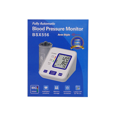 3.5in Rumah Monitor Tekanan Darah Medis Lengan Atas Bp Monitor 0 Sampai 290mmHg