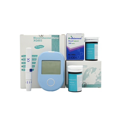 1 Sampai 33.3mmol/ L Home Glucose Monitors Portable Code Free Blood Glucose Meter