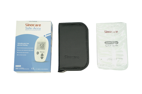 CE bersertifikat Home Hospital LCD Digital Display Blood Glucose Meter Dengan Pengujian Cepat 8 Detik