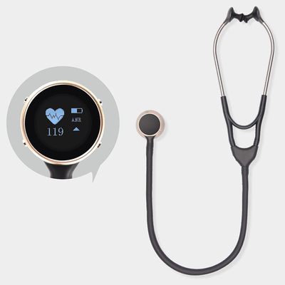 Stetoskop Digital Stainless Steel Jantung Ekg Kepala Tunggal Medis Profesional
