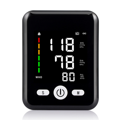 Home Medical Sphygmomanometer Dengan Tampilan Cerdas Deteksi Denyut Jantung Secara Simultan