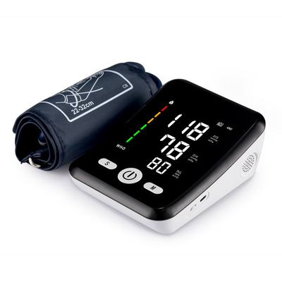 Home Medical Sphygmomanometer Dengan Tampilan Cerdas Deteksi Denyut Jantung Secara Simultan