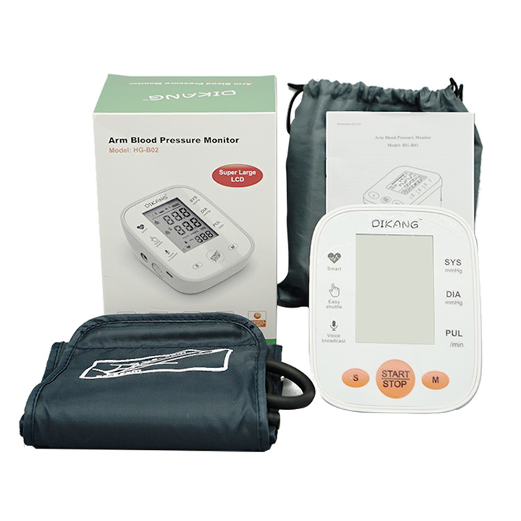 OEM Rumah Tangga Rumah Monitor Tekanan Darah Medis 1000pcs Backlight Arm BP Monitor