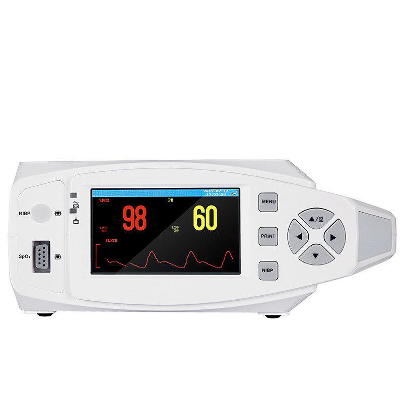 TFT Medical Multi Parameter Veterinary Monitor Monitor Pasien Portabel SpO2 EKG